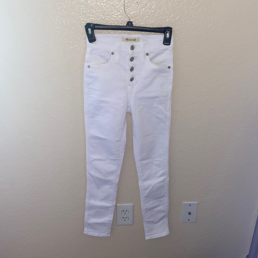 Madewell 10” high-rise skinny crop size 23